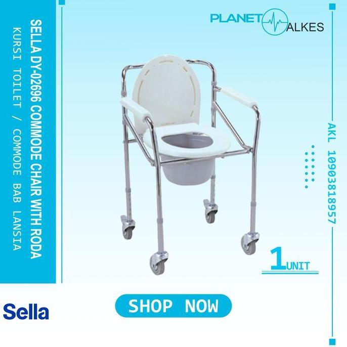 COMMODE CHAIR SELLA  RODA - KURSI TOILET - KURSI BAB SELLA commode Chair / Kursi BAB