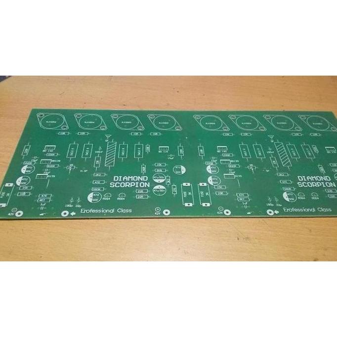 PCB POWER AMPLI STEREO FINAL JENGKOL SERIES BAHAN FIBER SAF12