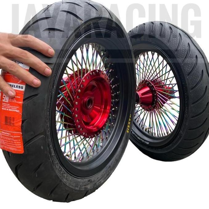 Terlaris Velg Set Custom Ring 14 250 300 350 Beat-Scoopy-Vario-Genio-Spacy-Mio Soul-Mio Smile-Mio Sp