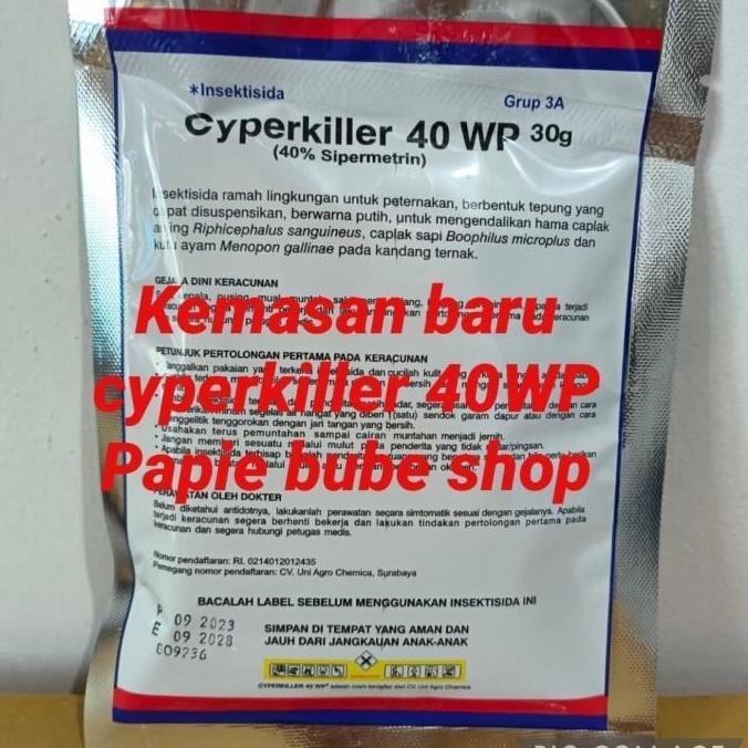 Cyperkiller 40 wp obat pembasmi hama kutu serangga walet asli KOREA