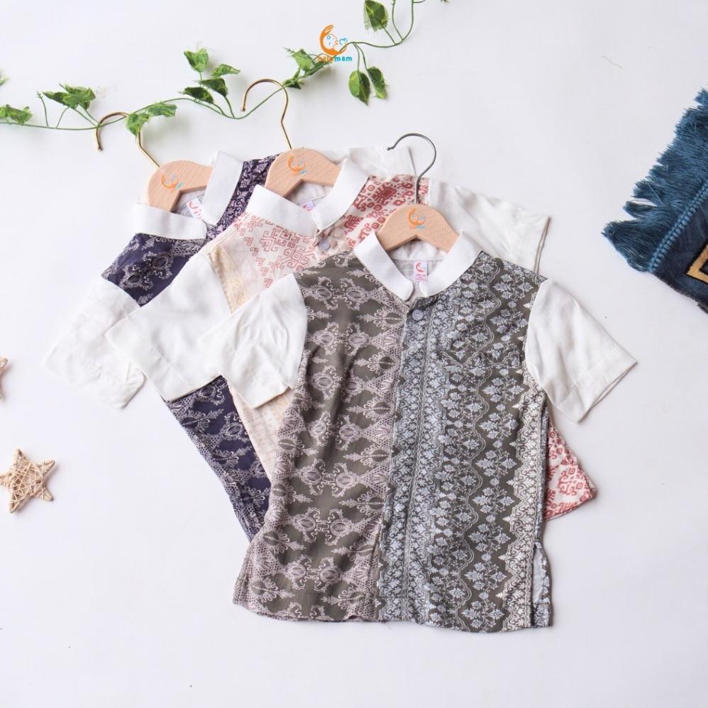 Premium Halomam - Aqso Koko Anak ( Baju Koko Anak / Setelan Anak 6 Bulan - 8 Tahun )