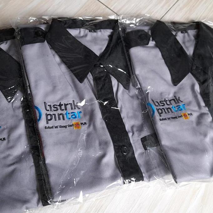 Seragam Listrik Pintar / Kemeja Listrik Pln / Baju Listrik / Seragam Pln Baru