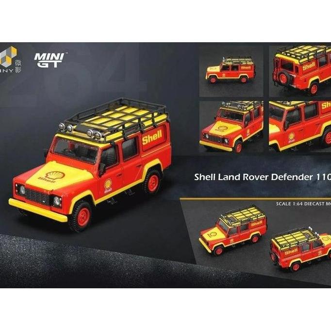 MINIGT 264 SHELL LAND ROVER DEFENDER 110 DIECAST MOBIL MGT
