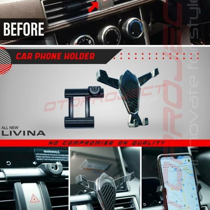 Termurah Phone Holder Mobil Livina Brv Mobilio All New Terios
