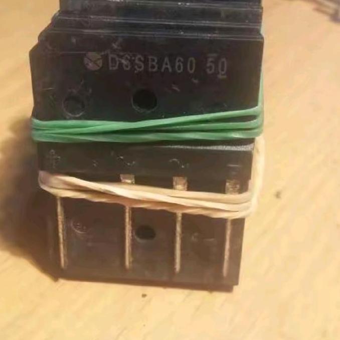 DIODA BRIDGE 6A D6SBA60 D6 SB A60 DIODA PENYEARAH AC KE DC SAF12