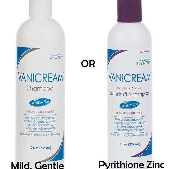 Vanicream Shampoo Sensitive Skin Fragrance Sulfate Free Anti Dandruff - Original