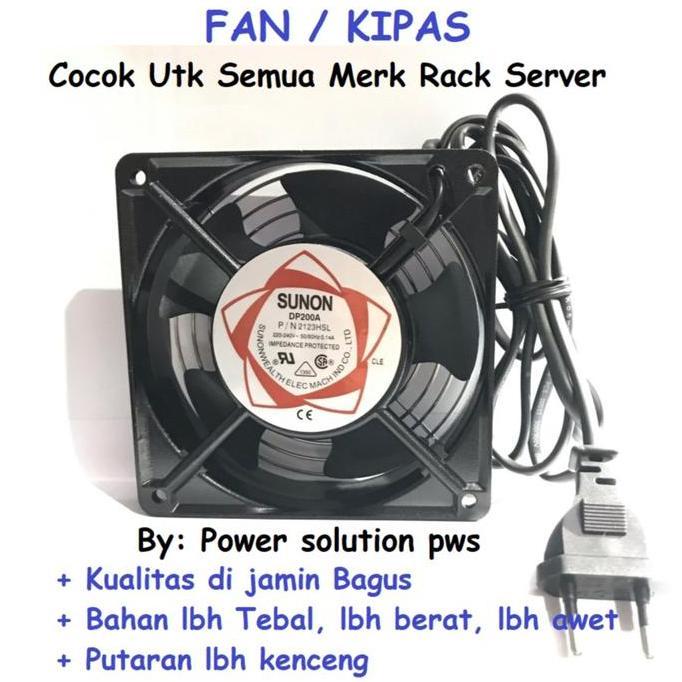 Single Fan For Closed Rack Or Wallmount Rack Server Kipas Rack server