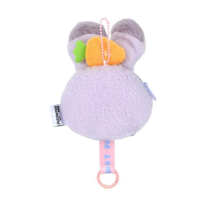 Ataru Disney Zootopia Dompet Koin Dengan Gantungan Plush Judy - Abu-Abu Coin Wallet Coin Purse Dompe