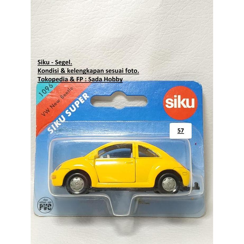 DIECAST SIKU VOLKSWAGEN VW NEW BEETLE KUNING CADATOYS