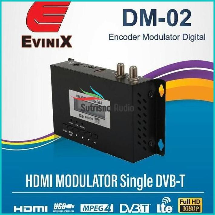 Modulator Digital Hd Evinix Dm-02 / Modulator Rf Digital Dvbt