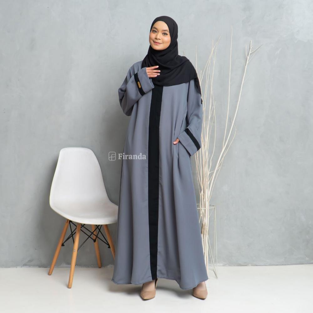 Free Ongkir Firanda Abaya Arumi - Abaya Basic Polos - Gamis Dress Syar'I