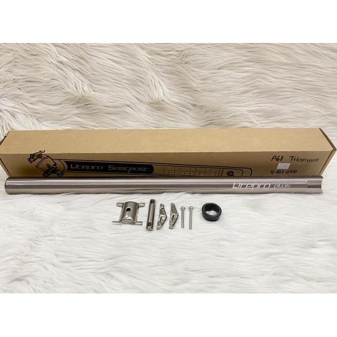 LITEPRO PLUS Seatpost A61 33.9 x 600 mm Titanium Original New max 80kg