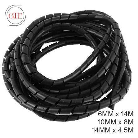 Spiral Kabel Listrik Spiral Pembungkus Pelindung Kabel Listrik/Selang Pelindung Kabel Listrik Warna 
