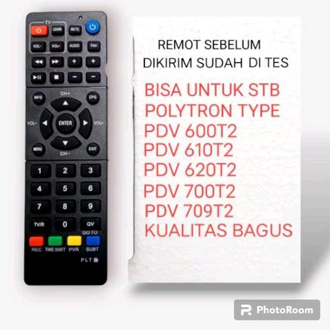 Remote Set top box polytron