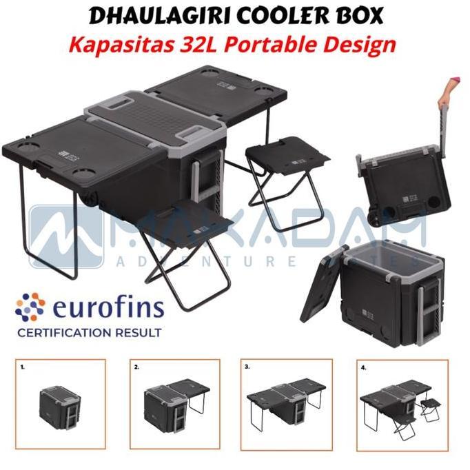 Cooler Box Cooling Box Dhaulagiri 32 Liter Multifungsi Meja Camping Mancing Outdoor [terbaik]