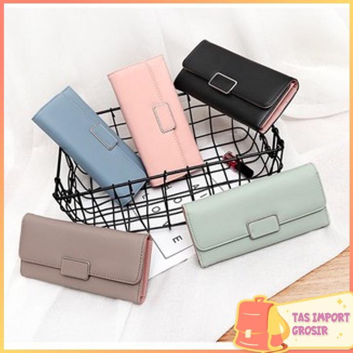 premium tas import grosir - d5098 dompet panjang wanita / dompet wanita / dompet import korea / wall