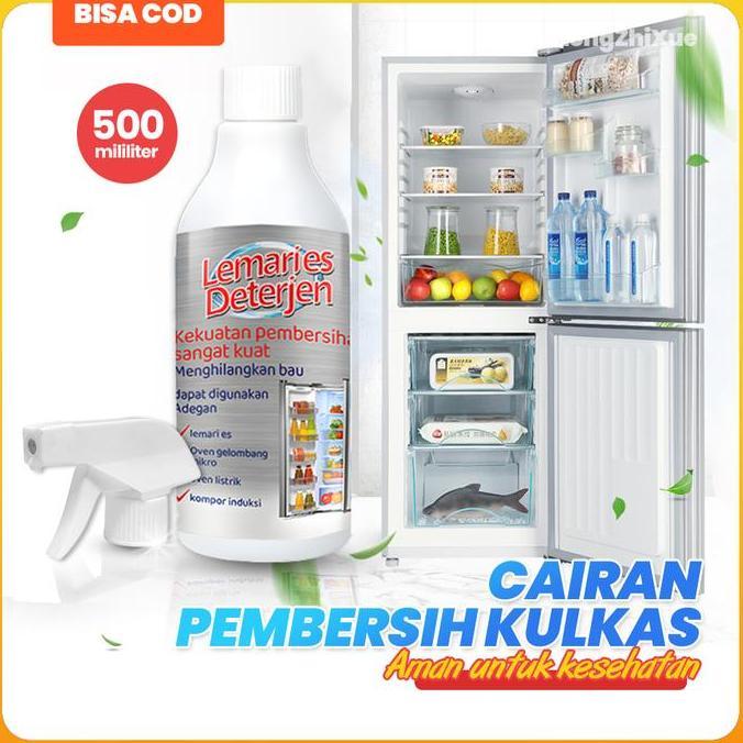 Pembersih kulkas, disinfektan rumah tangga, antibakteri, penghilang bau, pengharum ruangan, semprota