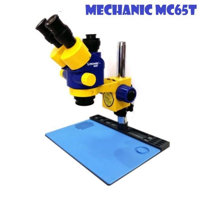 MICROSCOPE TRINOKULAR MECHANIC MC65T PLUS ALMUNIUM ALLOY