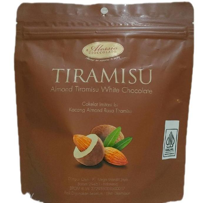 Alessio Tiramisu Chocolate Almond/Coklat Tiramisu Kacang Almond 180 gr