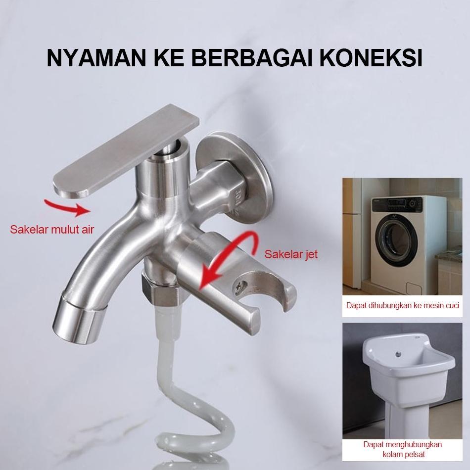 GARANSI Jet Shower Closet Stainless/Kran Cabang Shower 2/Jet Washer Toilet/Bidet Toilet/Kran Closet 