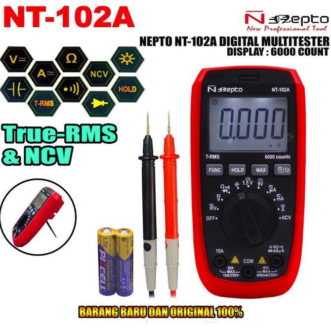Multitester Digital Nepto NT-102A Avometer NT 102A Multimeter