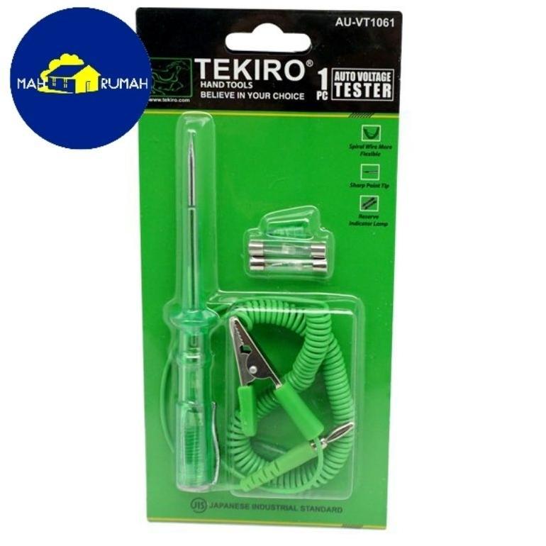NEW Tespen DC Alat Cek Arus Aki Obeng Test Pen Auto Voltage Tester - TEKIRO [terbaik][terlaris]