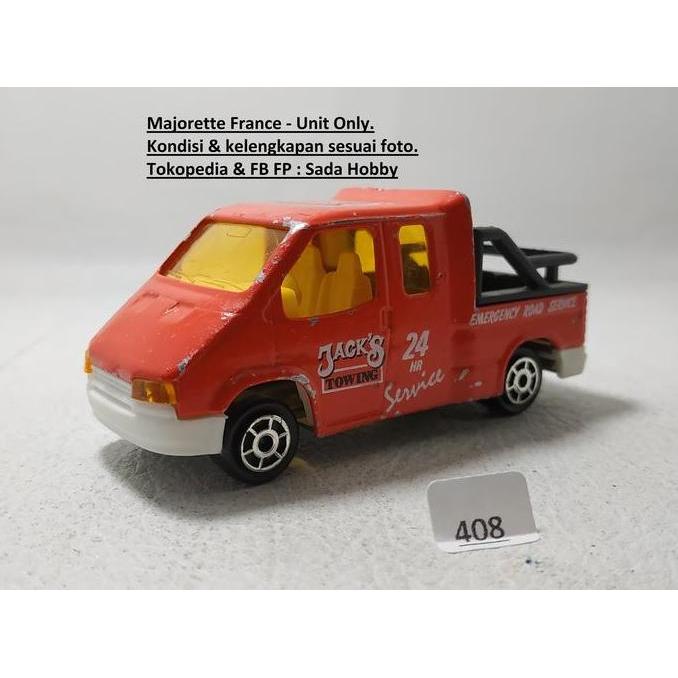 VINTAGE MAJORETTE FORD TRANSIT JACKS TOWING FRANCE UNIT ONLY CADATOYS