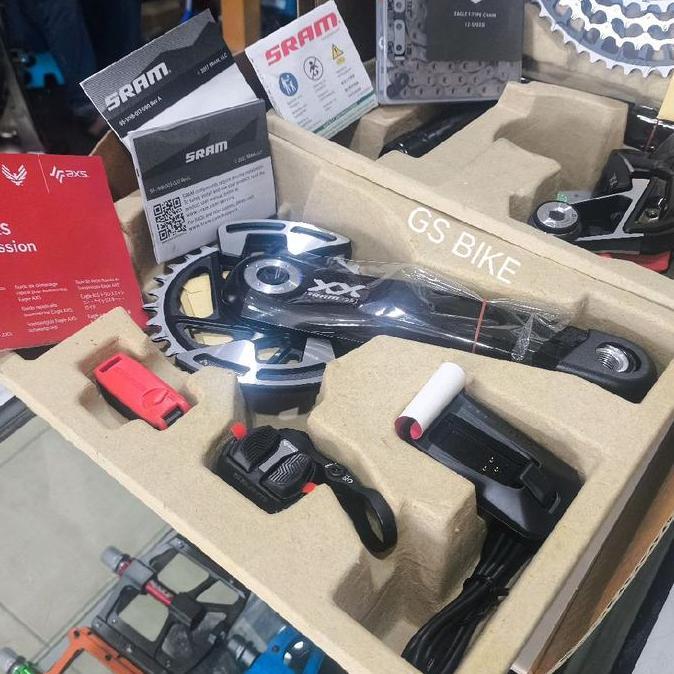 SRAM XX EAGLE T-TYPE AXS TRANSMISSION 1x12-Speed Wireless Groupset GS Sepeda MTB