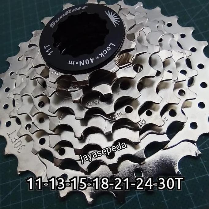 sprocket 7 speed 11-30T sunrace CSM63 kaset Taiwan bisa untuk shimano