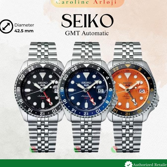 Jam Tangan Pria SEIKO 5 Sports  GMT SSK001K1 / SSK003K1 / SSK005K1 Original Garansi Resmi
