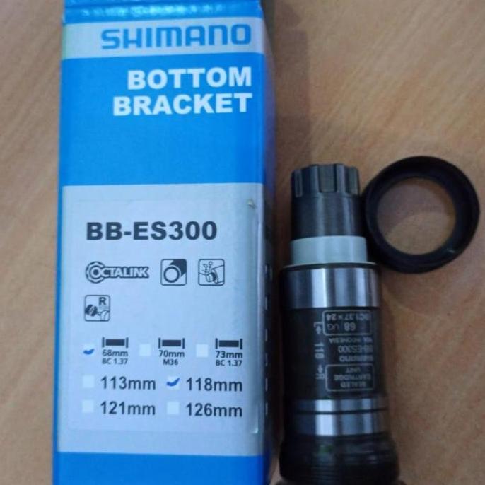 Bottom Bracket BB Octalink Shimano 118 BB-ES300 Hollowtech HT 1 Octalink ES 300 68mm 118 Original Wi