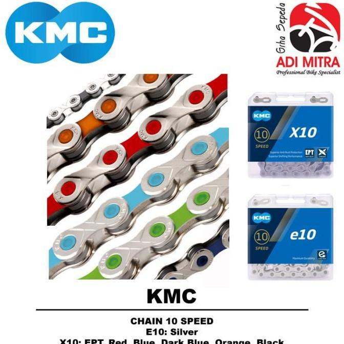 Rantai Sepeda KMC 10 Speed