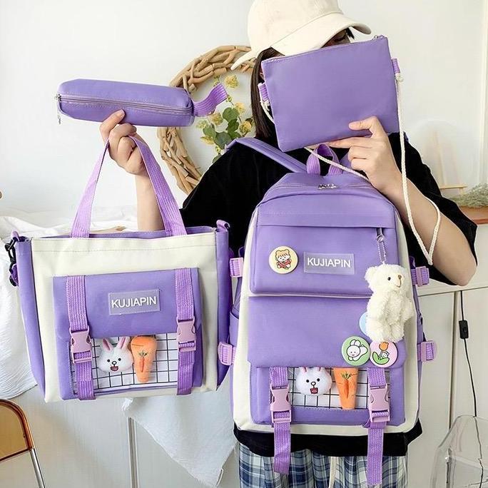 Maith- Tas Sekolah Anak 4In 1 Tas Ransel Anak Import Tas Sekolah Style Tas Anak