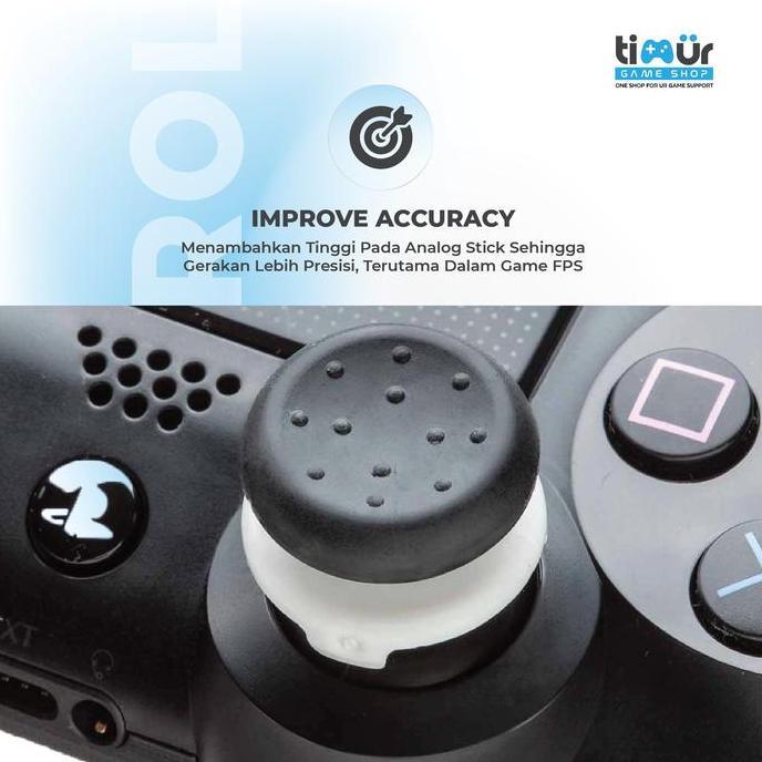 Bagushandika8 - Gamepack Vx Vortex Silikon Analog Thumb Grip Ps4 Ps5