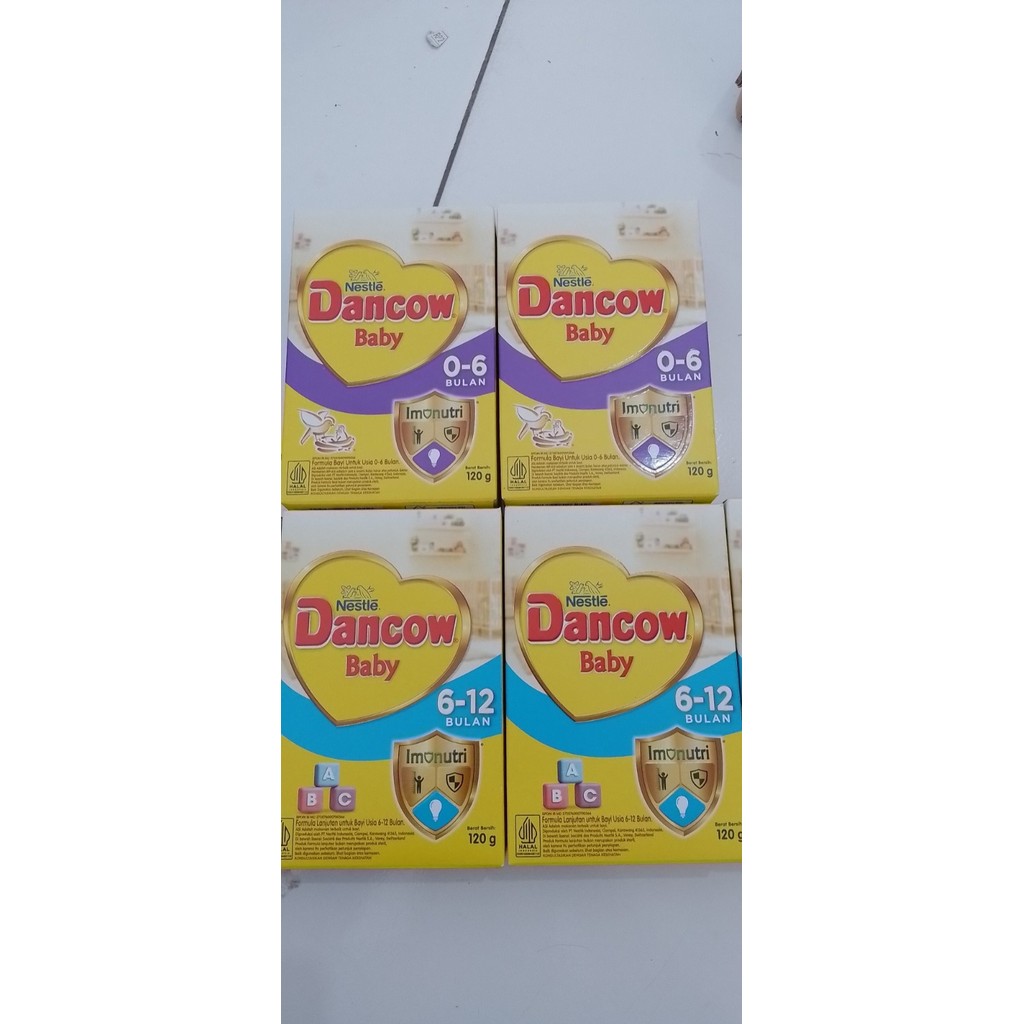 Dancow Baby 0-6 Bulan Dan 6-12 Bulan 120gram