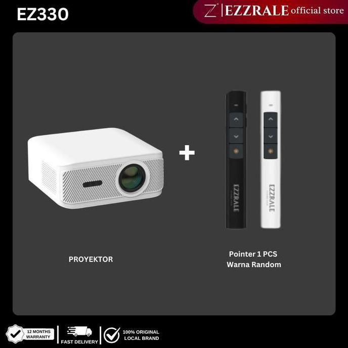 Ezzrale Ez330 Proyektor 330 Ansi | Basic Projector 1080P Full Hd