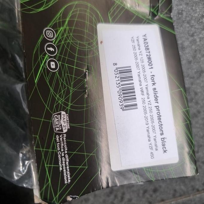 COVER SHOCK FORKGUARD USD DEPAN YAMAHA YZ 125 250 / YZF 250 450 / WRF 250 2006 2007 2008 2009 2010 2