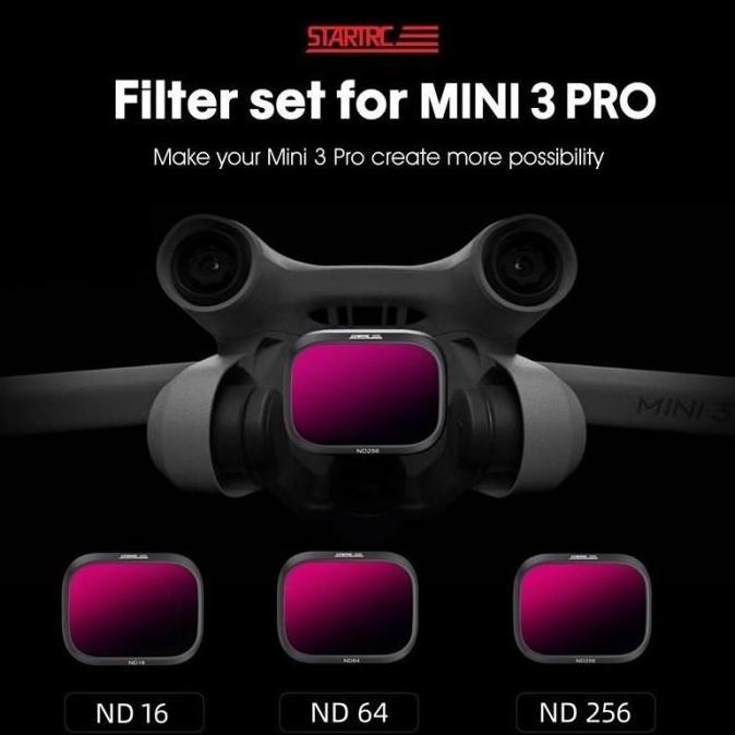 STARTRC ND Filters Lens for DJI Mini 3 Pro ND16 ND64 ND256 16 64 256