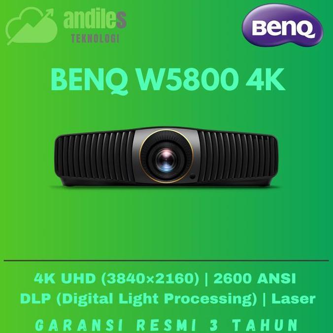 Home Theatre 4K Benq W5800 Hdr 100% Dci-P3 - Delta E2 4K Uhd Projector Cinematic Brilliance - Proyek