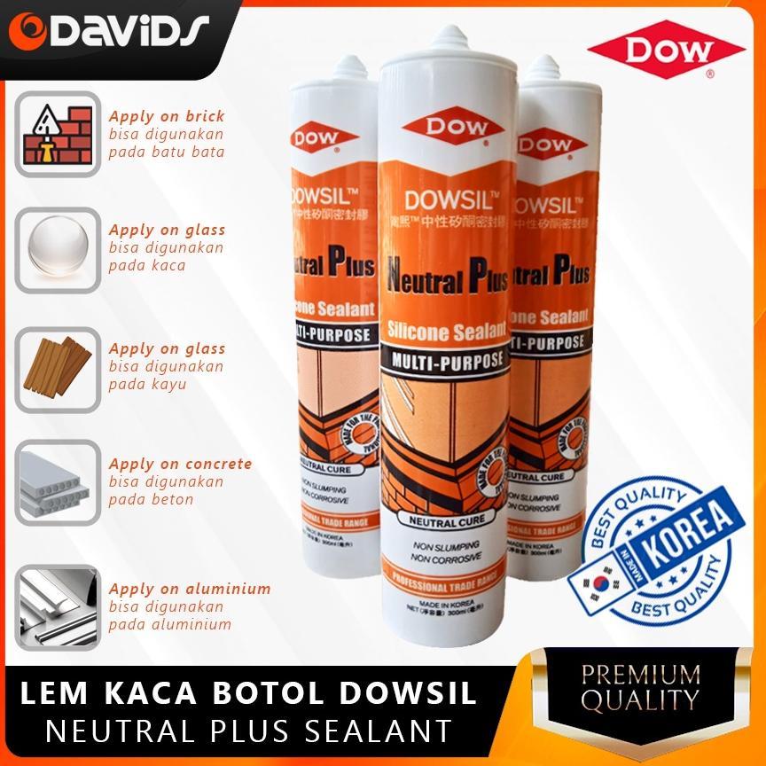 NEW Lem Kaca Akuarium Sealant Aquarium Sealent Silent Mobil Dowsil Netral [terbaik][terlaris]
