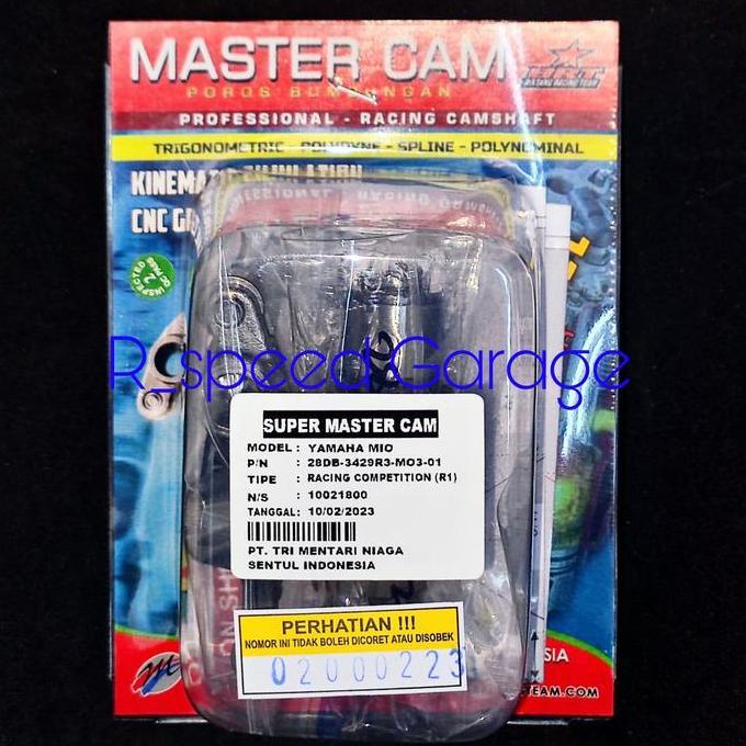 Super Master Cam Noken As & Rra Brt Mio Fino Nouvo 115 34 29 Seri R