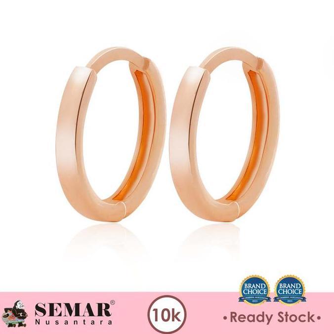 Tevanikarya - Anting Emas Jepit Rula Classic Gold 10K Semar Nusantara
