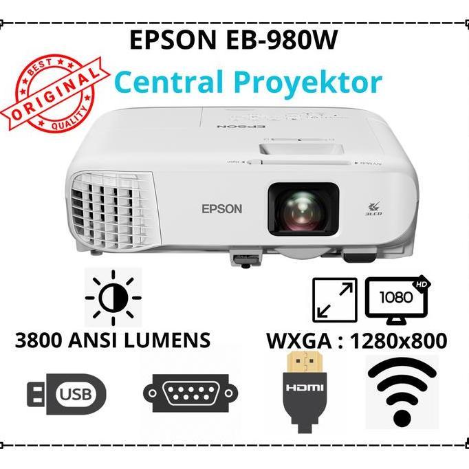 Proyektor Epson Eb-980W Wxga Hdmi Projector