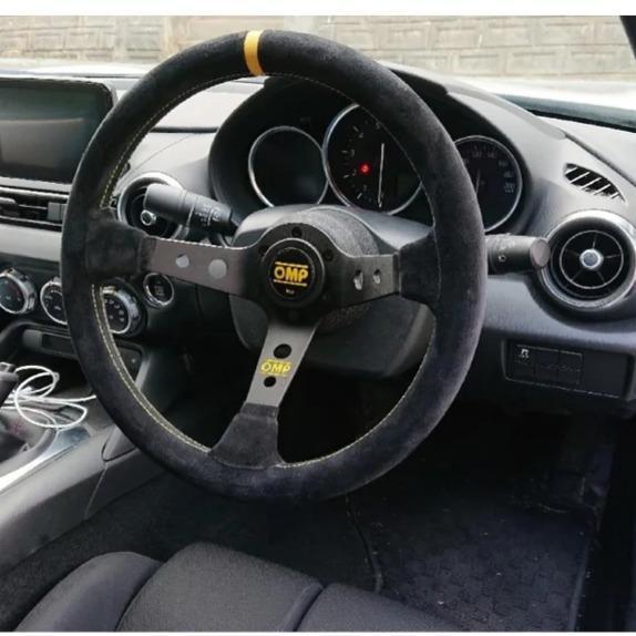 Stir Omp Stir Racing Omp Steering Wheel Bahan Suede 14 Inch Murah Steer Racing Omp Original Dan Terp