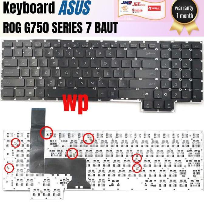 Keyboard Laptop Asus Rog G750 G750J G750Jh G750Jm G750Js Series