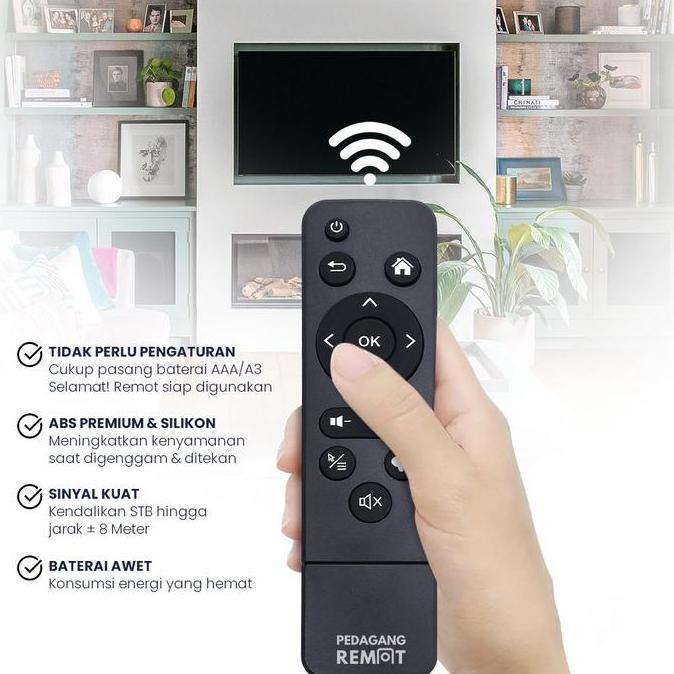 Ready Remote STB Set Top Box AX-512 / IndiBox AX117 RCA-117