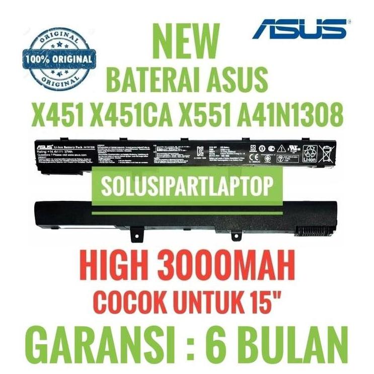 Baterai Untuk Asus X451 X451Ca X551 X451Ma X451M X551C Ori Batre Laptop