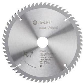 Bosch 8" 60T Circular Saw Blade / Mata Gergaji Kayu 8 Inch 60 T