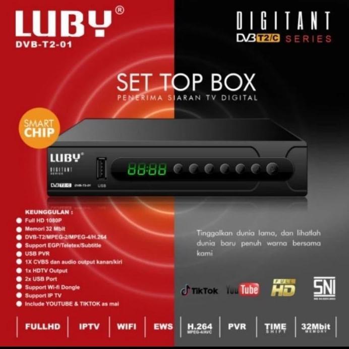 set tobox tv digital receiver digital LUBY setbox vul hd  tv stb