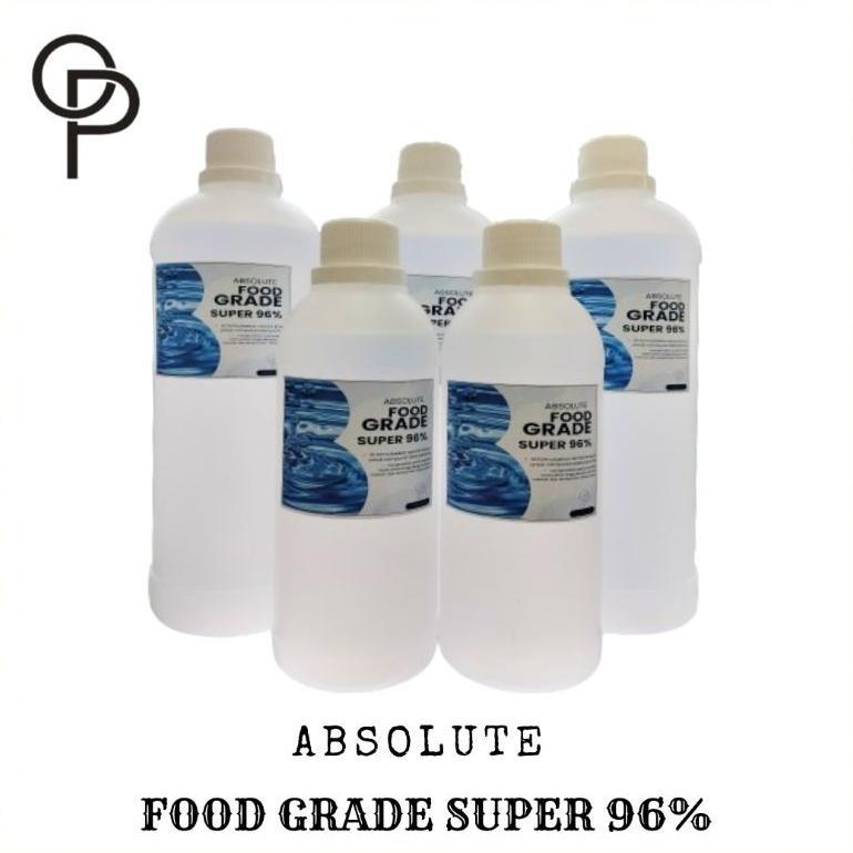 ALKOHOL PARFUM / ABSOLUTE FOODGRADE SUPER 96 % / Campuran Bibit Parfume 1 Liter / absolute
